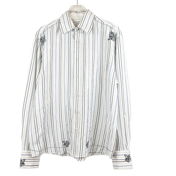 Vintage PX Custom Rags Men's XL Long Sleeve Embroidered Button Up - Picture 1 of 9